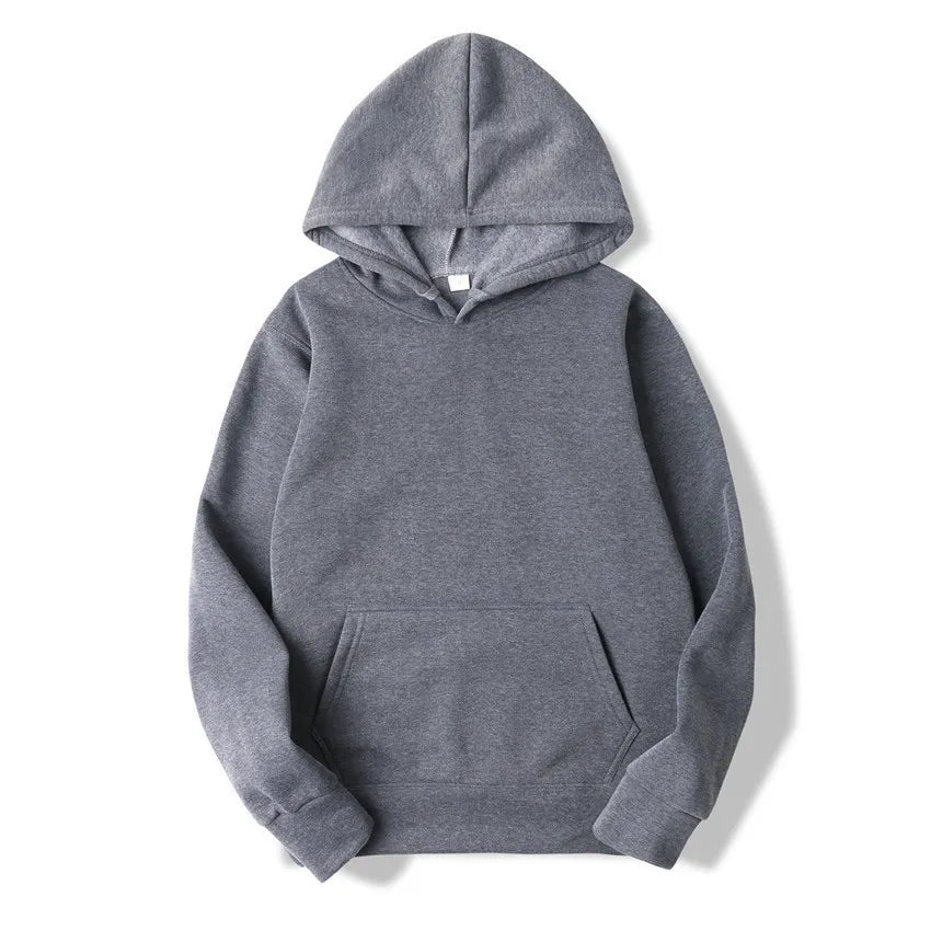 Fashion Men's & Women's Hoodies – Casual Solid Color Sweatshirts for Spring, Autumn, Winter