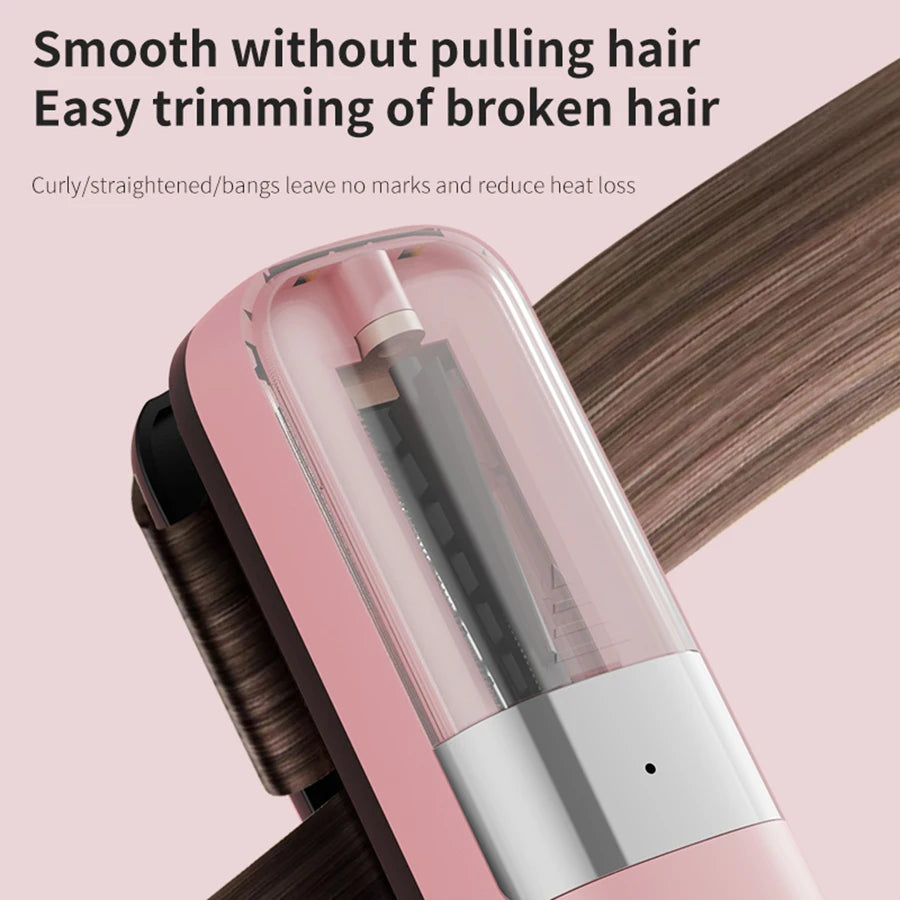 Portable Split End Hair Trimmer - Rechargeable Damaged Hair Repair Tool for Smooth Hair Styling