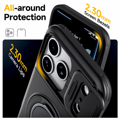 Luxury Wallet Case for iPhone 18 17 16 15 14 13 12 Pro Max 17E 16E 17 Pro - Shockproof Armor Card Holder Stand Cover