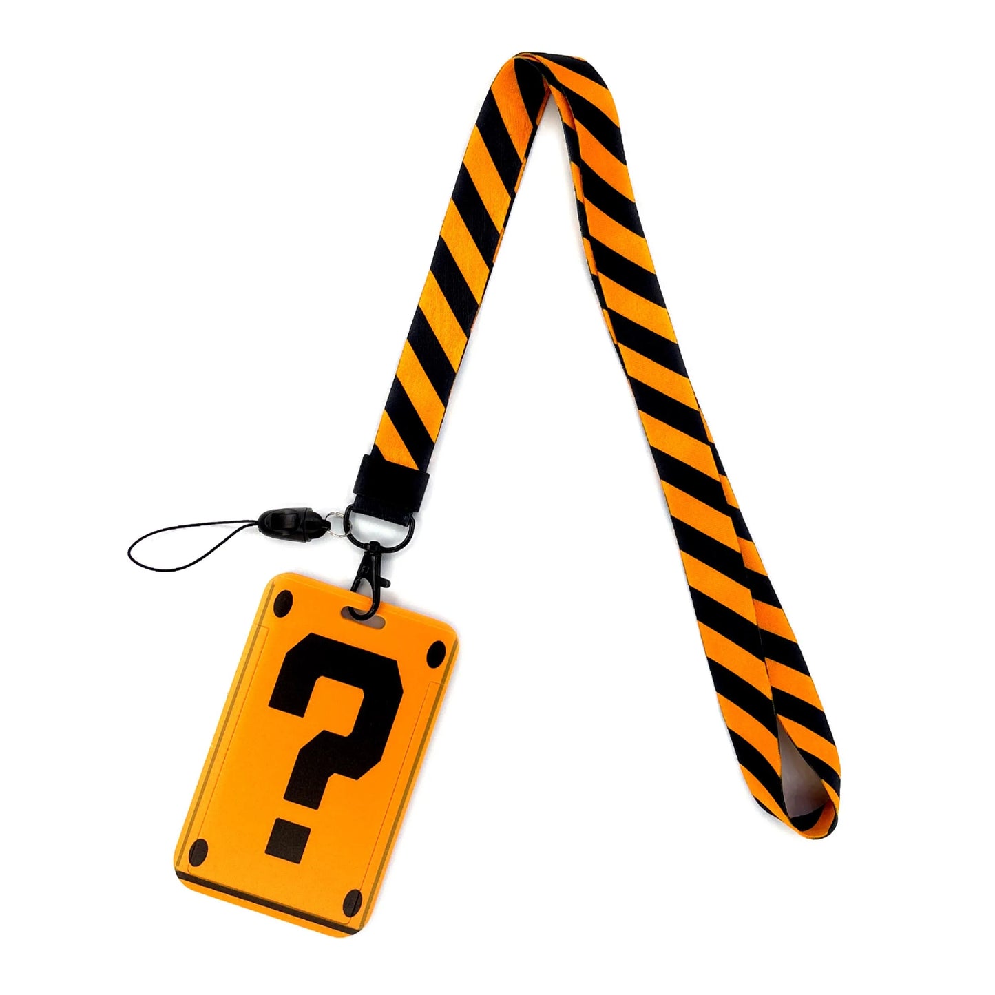 Vintage Tape ID Card Holder with Hanging Rope – Mobile Phone & Chest Card Lanyard