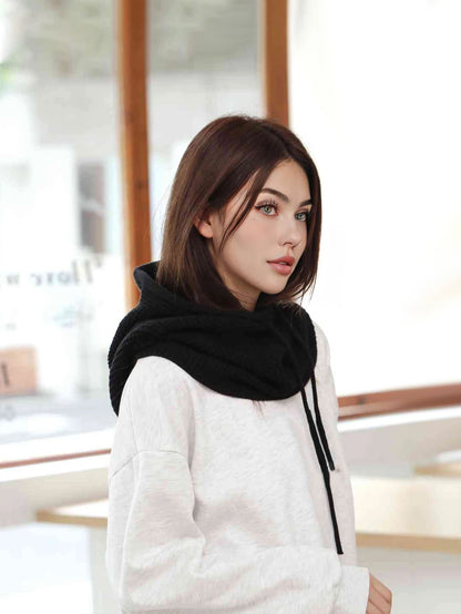 Women’s Winter Beanie Hat with Knit Balaclava – Neck Warmer & Ski Snow Scarf