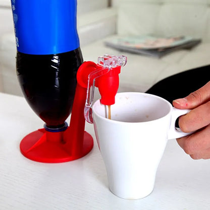 Creative Manual Pressurized Carbonated Beverage Maker – Portable Soda & Cola Dispenser, Upside Down Drink Carbonation Machine for Home & Travel