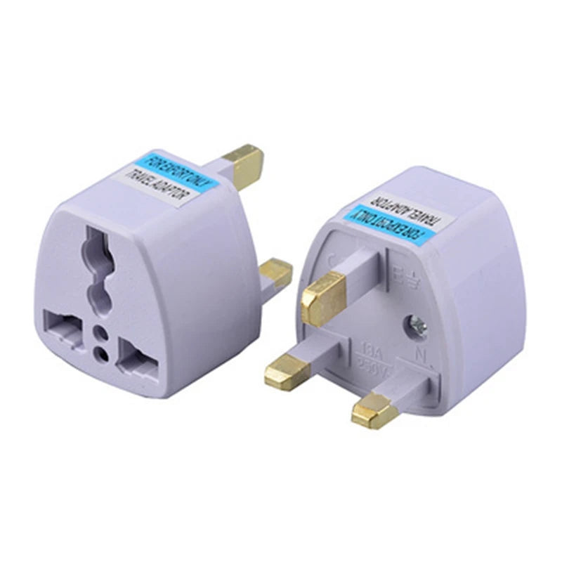1PC Universal US UK AU to EU Plug Travel Wall AC Power Charger Outlet Adapter Converter: 2 Round Pin Socket