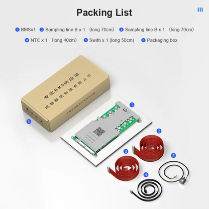 JK BMS 100A 8S 24V Smart Battery Management System - 1A Active Balance LiFePO4 & Li-Ion BMS with RS485, CAN, Bluetooth & App Support