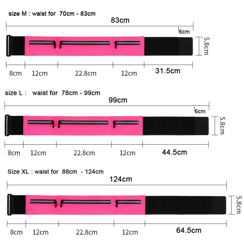 CWIKLES Belt Bag for Running - Waterproof Mobile Phone Fanny Pack for Men & Women, Gym, Jogging & Sport Waist Bag