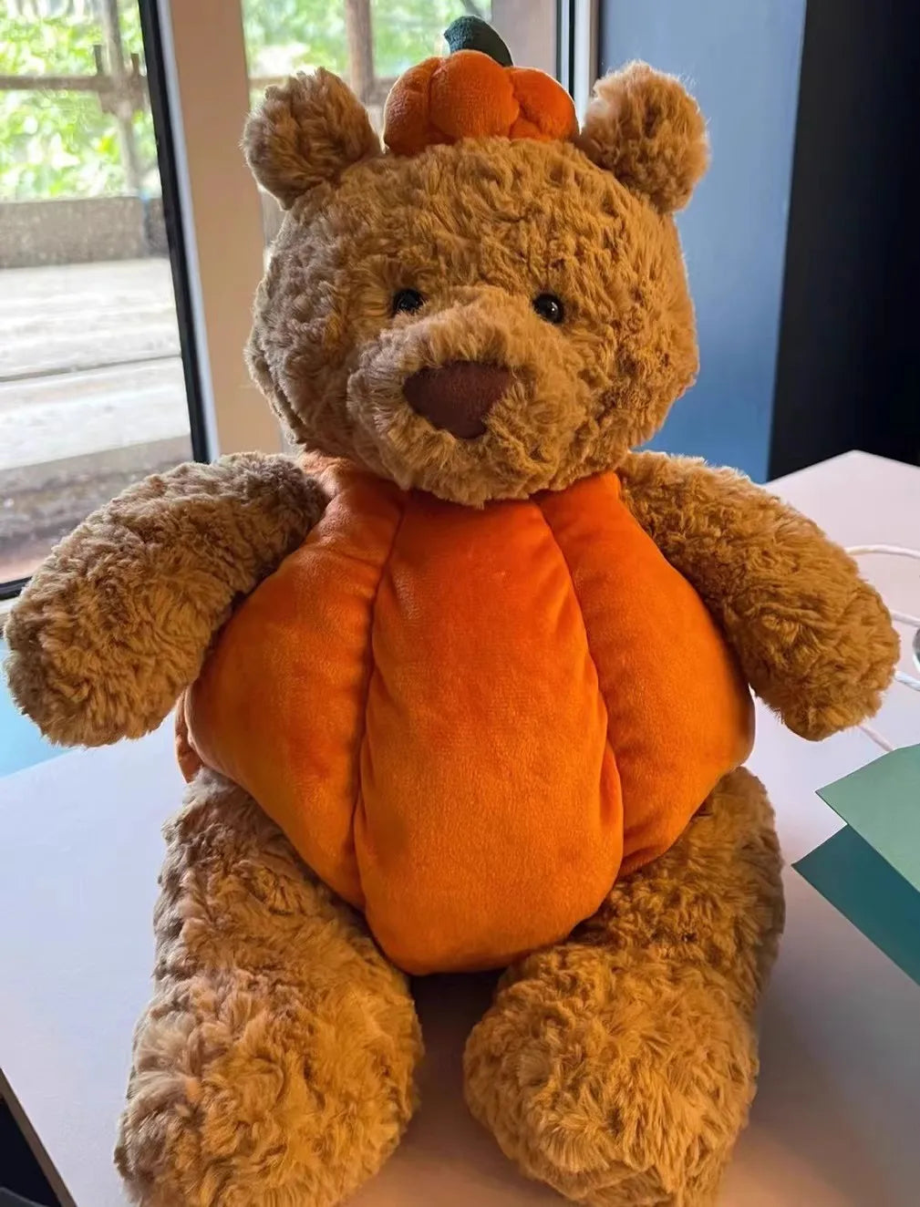 35cm Jellycat Fun Barcelona Bear Plush Toy – Cute Handheld Stuffed Doll, Cartoon Anime Gift for Kids’ Birthday