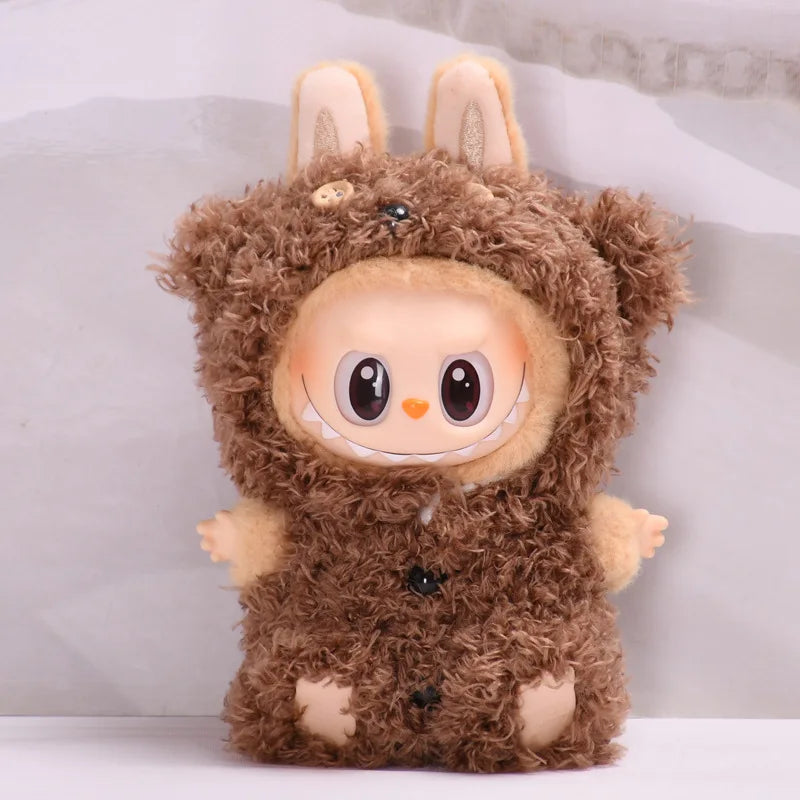 New Hot 2.0 Labubu Doll Outfit — Have A Seat Series Macaron The Monsters Vinyl Doll Clothes & Cap Accessories