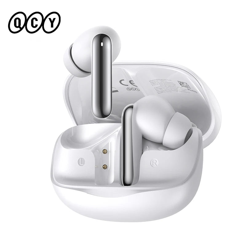 QCY Melobuds N50 Wireless Earphones – Bluetooth 5.4, ANC, 6-Mic Clear Call, Multipoint Connection Earbuds