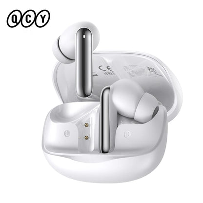 QCY Melobuds N50 Wireless Earphones – Bluetooth 5.4, ANC, 6-Mic Clear Call, Multipoint Connection Earbuds