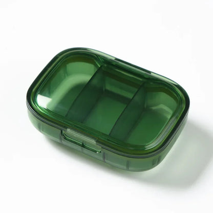 Mini Medicine Pill Box – Portable Drug Storage, Pills Dispenser & Organizer, Tablet Container Case