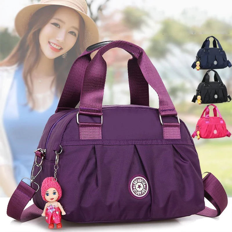 Women’s Nylon Waterproof Messenger Bag – Casual Crossbody & Shoulder Handbag, High-Quality Multifunctional Bag