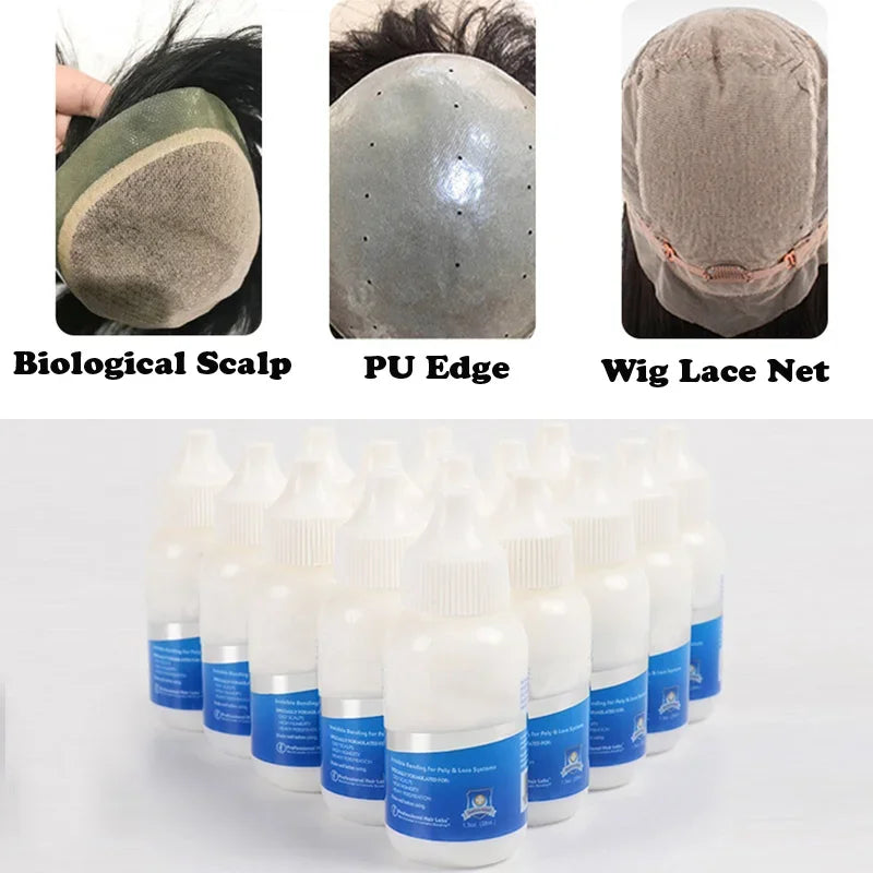 Plussign Lace Wig Glue with Remover – Super Strong Lace Adhesive & Hair Installation Kit for Wigs, Toupees, & Closures