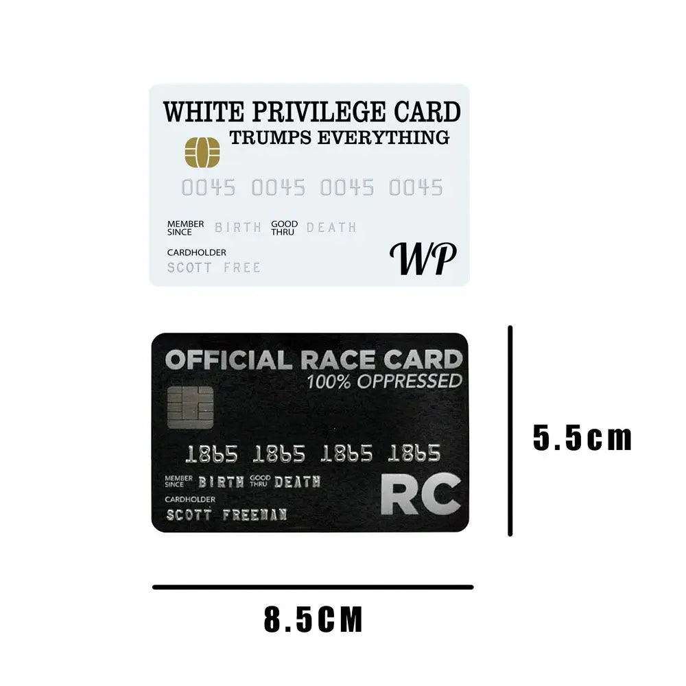 Success Collectible Gag Card – White Privilege Novelty Credit-Style Card for Humor & Pranks