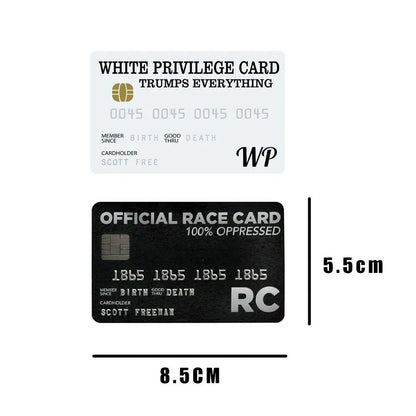 Success Collectible Gag Card – White Privilege Novelty Credit-Style Card for Humor & Pranks