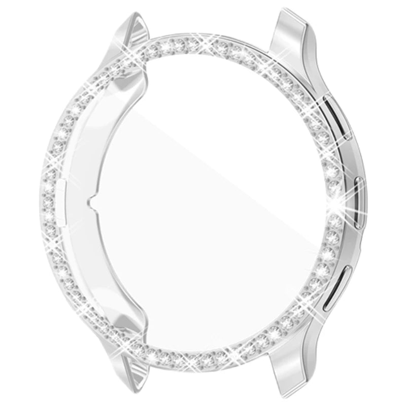 Soft TPU Watch Cover with Imitation Diamond – Electroplated Protective Sleeve Case for Garmin Venu 3/3S
