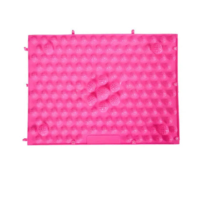 Reflexology Foot Massage Spike Mat — Yoga Cushion Pad for Anti-Stress, Blood Circulation & Toe Pressure Therapy