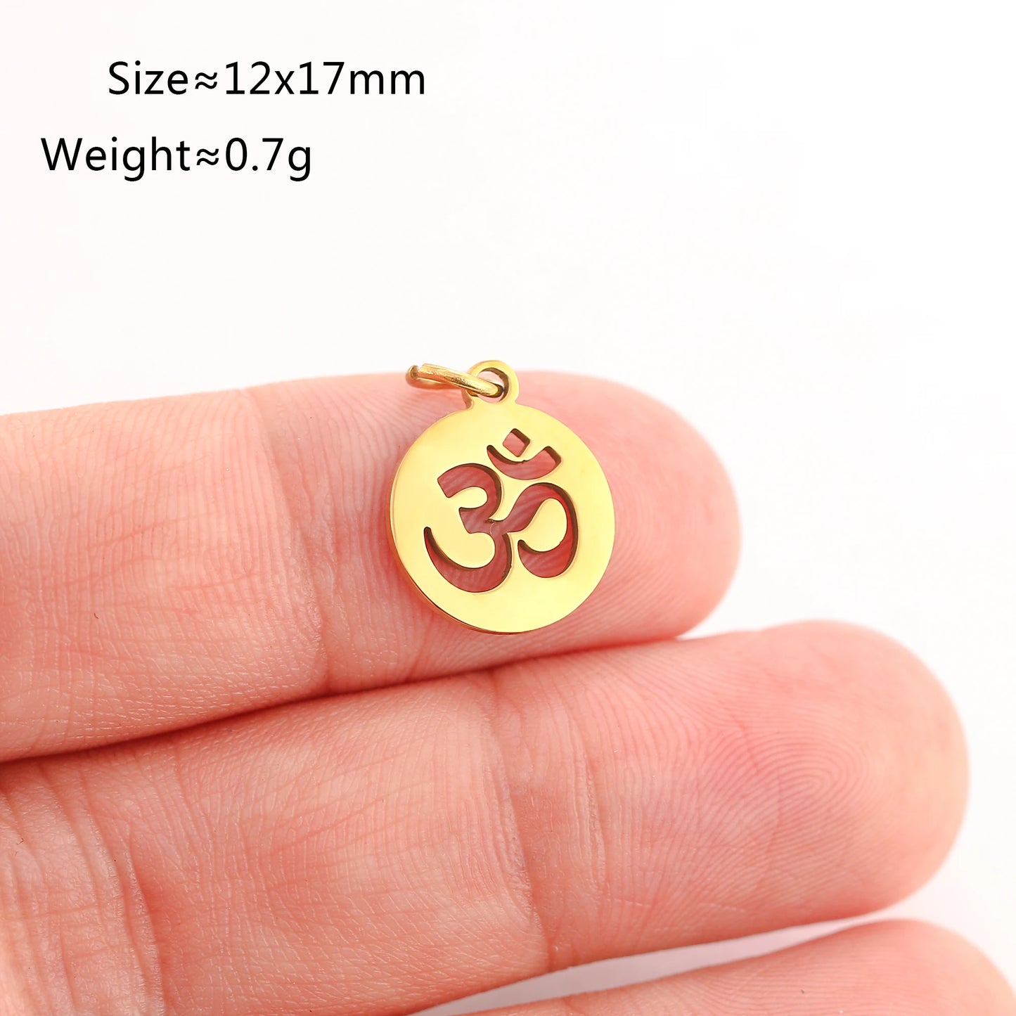 5PCS Animal Claw Charms Set – Stainless Steel Cat, Elephant, Hummingbird & Yoga DIY Pendants for Necklaces & Earrings