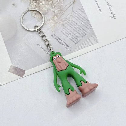 Tralalero Tralala Keychain - Tungtung Sahur Brainrot Figure Charm for Keys, Bags, and Gifts