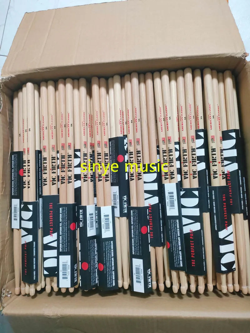 Original Professional Drumsticks – 5A, 5B, 7A American Hickory Drumsticks, One Pair for Musical Instruments