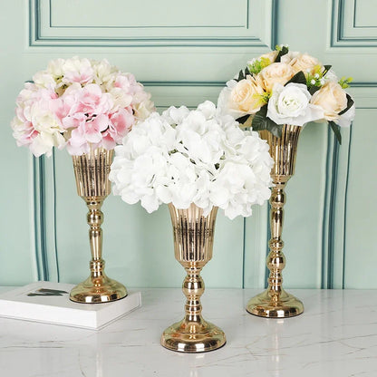 Retro Wrought Iron Flower Pots — Wedding, Dried Flower & Home Decoration Vases for Hotel & Event
