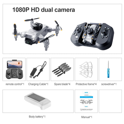 4DRC V30 Mini Drone – 4K/1080P HD Camera FPV RC Quadcopter with 5-Sided Obstacle Avoidance, Toy Gift Helicopter