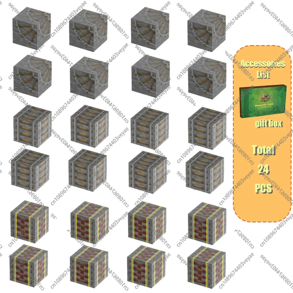 Magnetic Building Blocks Cube Set – STEM DIY Toy for Kids 3+, Boys & Girls, Sensory Model Gift