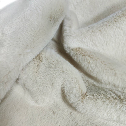 Sewbato Super Soft Artificial Rabbit Fur Fabric – 50x50cm Plush DIY Garment & Craft Material