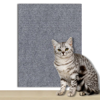Self-Adhesive Carpet Cat Scratch Board – DIY Wall & Sofa Protection, Anti-Scratch Paws Sharpening for Cats