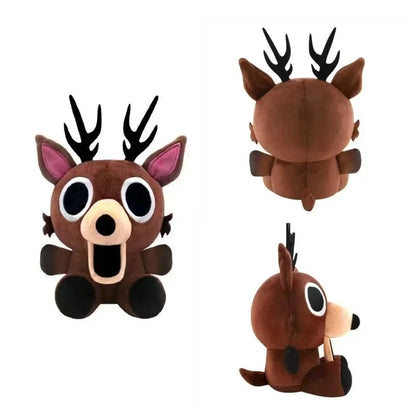 2026 New 99 Nights in the Forest Plush – Brown Elk, White Owl Stuffed Dolls & Pillows for Kids’ Gifts