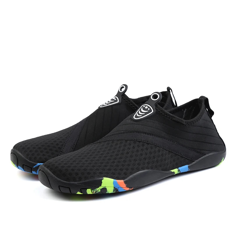 Unisex Quick-Dry Aqua Shoes – Breathable Water Sneakers for Swimming, Beach, and Outdoor Upstream Activities (Sizes 35-45)