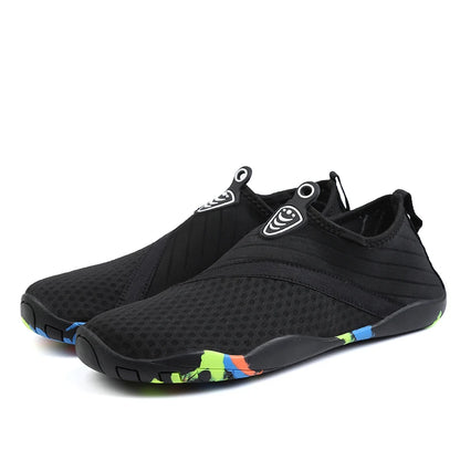 Unisex Quick-Dry Aqua Shoes – Breathable Water Sneakers for Swimming, Beach, and Outdoor Upstream Activities (Sizes 35-45)