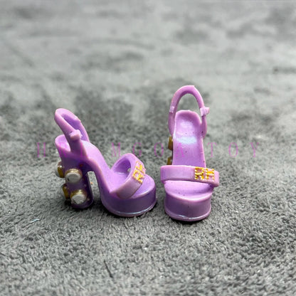 28cm Rainbow Big Sister Doll Shoes – Multi-Style Accessories for Girls, DIY Gift Toys