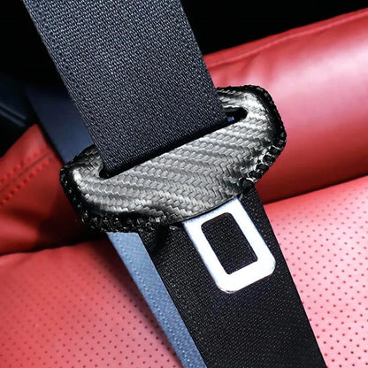 Universal Car Seat Belt Buckle Cover — PU Leather Anti-Collision Protector for Car Interior Accessories