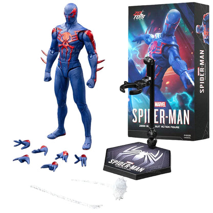 Spider-Man Action Figure - Miles Morales, Scarlet Spider, Hobie Brown & Iron Spider Collectible Toy Gift
