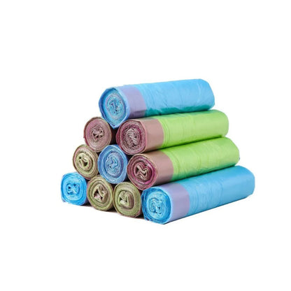 Thickened Drawstring Garbage Bags – Heavy Duty Leak-Proof Kitchen & Bathroom Trash Can Liners 10kg Capacity Storage Bags