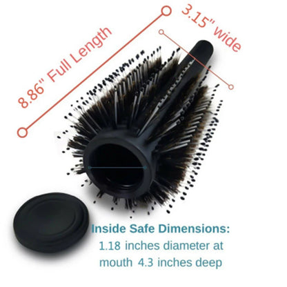 Diversion Stash Safe Hair Brush Comb - Hidden Compartment Functions as Authentic Brush - Ideal for Travel or Home Use