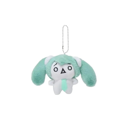 Hatsune Miku Kawaii Mini Q Version Plush Keychain – Student School Bag Doll Pendant, Cute Gift for Friends