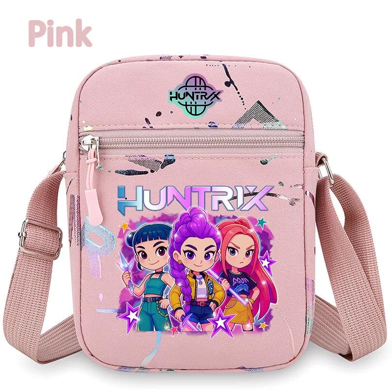 K-Pop Demon Hunters Crossbody Phone Bag – HUNTRX Rumi Huntrix Coin Wallet Shoulder Purse