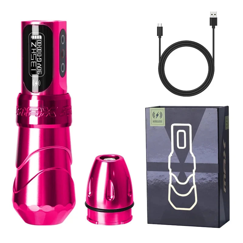 YILONG MAX Tattoo Machine Cartridge Pen, 2400mAh Battery, Coreless Motor, High Capacity, Professional Tattoo Pen for Artists