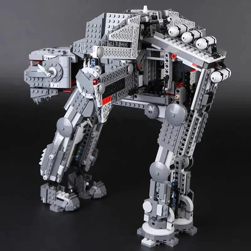 HOT TOY 1376PCS Star Space Movie Assault Walker – Creative DIY Building Toy, Compatible with 75189 for Children's Birthday