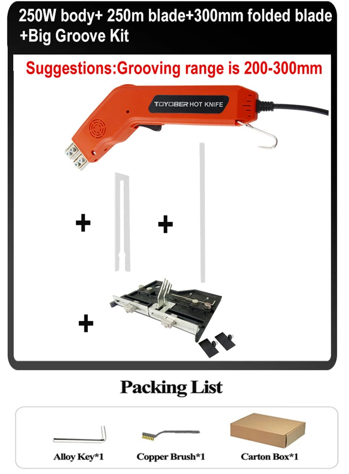 Electric Foam Cutter Hot Knife – Polystyrene, Styrofoam, Fabric, and Rope Cutting Tool for DIY Projects