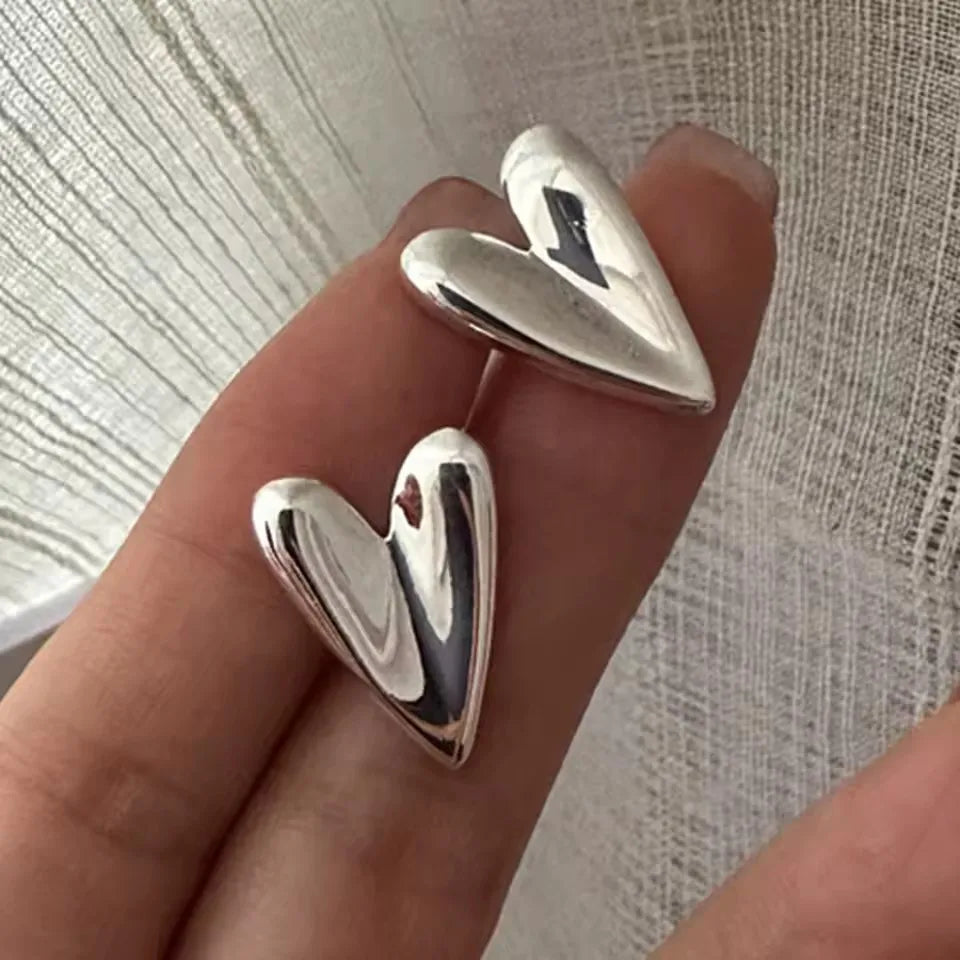 PANJBJ925 Sterling Silver Hoop Earrings - Frosted Geometric Design Fashion Jewelry Gift for Women