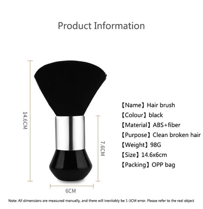 Hairdressing Soft Brush – Salon Cleaning Tool for Haircut, Barber, Home Hairbrush & Makeup Sweeping Brush