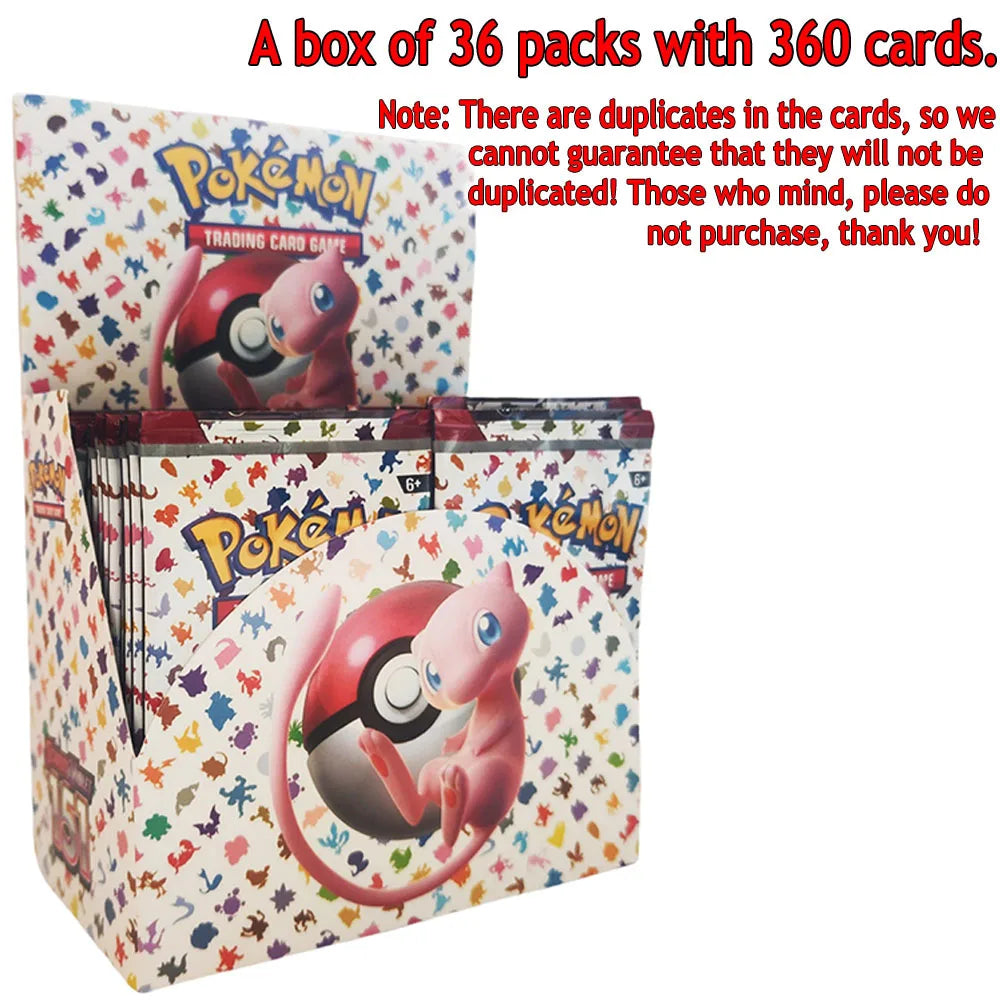 360-Piece Pokémon Trading Card Game Set - Destined Rivals, Prismatic Evolutions, Black Bolt, Scarlet & Violet 151 and Ultra Prism Booster Cards
