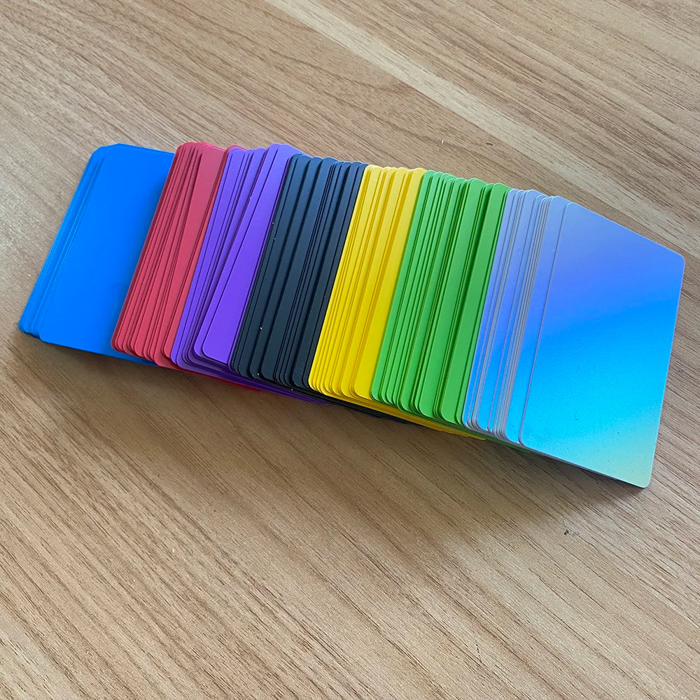 5PCS 13.56MHz NTAG215 NFC Cards – Colorful Blank PVC Smart Tap Business & Social Media Cards