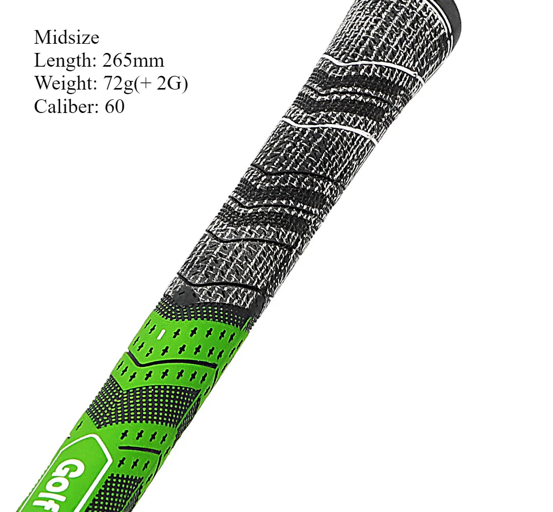 MCC PLUS 4 Men's Golf Grip — Rubber Cotton Yarn Club Grips for Iron & Wood, Standard/Midsize Universal Fit