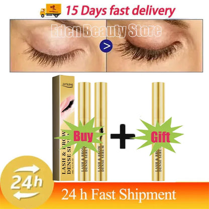Fast Eyelash Growth Serum – 7-Day Natural Enhancer for Longer, Fuller, Thicker, Curled Lashes, Eye Care & Makeup