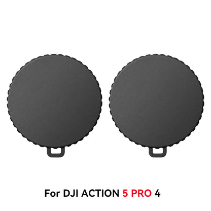 Silicone Camera Lens Dust Cover for DJI Osmo Action 4/5 Pro – Non-Slip Lens Protector with Tempered Film Accessory