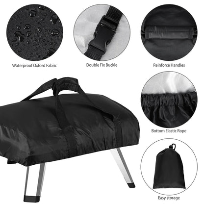 Ooni Koda 12 Pizza Oven Cover - Waterproof Oxford Cloth | Outdoor Oven Protective Cover | BBQ Accessories for Grill