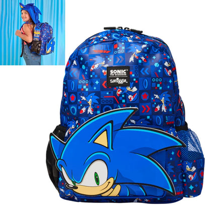 Smiggle Sonic Cartoon Backpack — Australia Schoolbag for Kids, Anime Student Bag & Gift